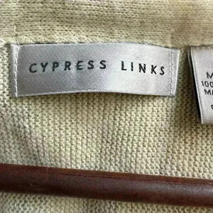 Cypress Links cream cardigan woman’s M